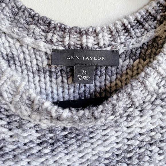 ANN TAYLOR | Salt & Pepper Sweater - Picture 2 of 6